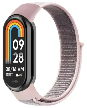 Beline Nylon Loop Strap růžová / Řemínek / pro Xiaomi Smart Band 10, 9, 8