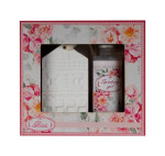 Kosmetická sada Růže (sprchový gel, aroma domeček)