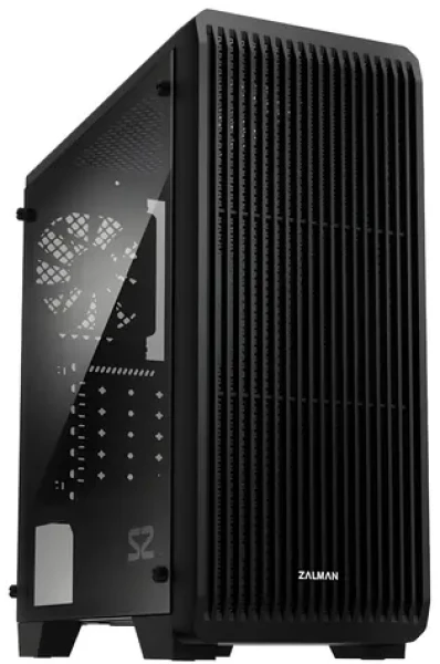 Zalman S2 černá / Skříň / ATX / 1x USB 3.2 Gen 2 / 2x USB 2.0 / bez zdroje / průhledná bočnice (S2)