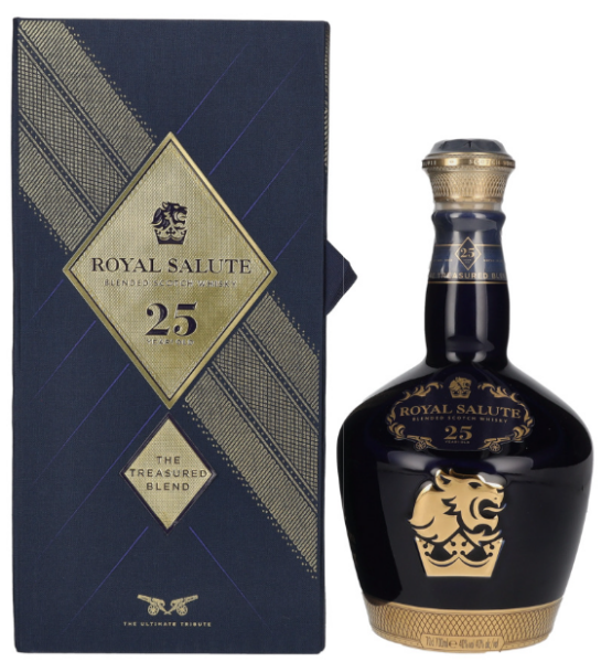 Royal Salute THE TREASURE BLEND Blended Scotch Whisky 25yo 0,7L - Dárkové balení