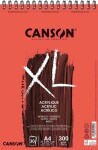 Canson XL Acrylic A4 300 g blok 30 listů kroužková vazba