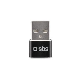 SBS Adaptér USB samec - USB-C samica černá (TEADAPTUSBTC)