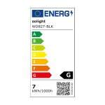 Mereo Led koupelnové osvětlení nad zrcadlo, černá, 40 cm, 7 W, 455 lm, 4000 K, IP44, 230 V CN700B40