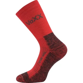 VOXX Ponožky zimní vlněné VOYAGE se stříbrem ČERVENÉ 35-38 124532