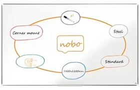 NOBO Premium Plus 1800x1200 mm bílá / Magnetická tabule / Hliníkový rám (1915161)