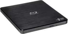Hitachi-LG BP55EB40 Slim černá / Externí Blu-ray vypalovačka / USB 2.0 / zápis 2-5-6-8-24x / čtení 5-6-8-24x (BP55EB40.AHLE10B)
