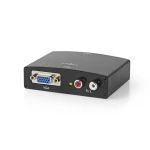 Nedis VCON3454AT převodník VGA + 2x RCA na HDMI / Full HD 1920x1080 / 1cestný / 1080p (VCON3454AT)