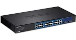 TRENDnet TEG-30284 / Switch / 28 portů / 24x Gigabit / 4x 10G SFP+ / WebSmart Managed / 19" rack (TEG-30284)