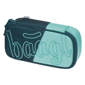 BAAGL Školní penál etue Petrol GRS (A-36061)