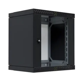 EFB WGX-1206TS.G1 černá / Nástěnný rozvaděč / 19" / 12U / 600×600 mm / skleněné dveře / nosnost 60 kg (WGX-1206TS.G1)