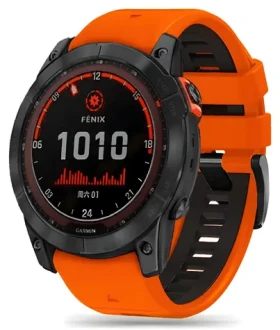 Tech-Protect IconBand Pro oranžovo-černá / Řemínek / Garmin Fenix 3 5X 3HR 5X Plus 6X 6X Pro 7X
