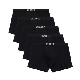 Pánské boxerky 5 pack 011 black - Atlantic černá L