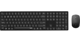 Rapoo 8020M černá / Bezdrátová sada klávesnice a myši / 2.4 GHz / BT 3.0 a 4.0 / 1300 DPI (221522)