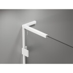 MEXEN/S - Lunar-F L sprchový kout skládací dveře pravá 90 x 70, transparent, bílá 836L-090-070-20-00-P