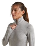ICEBREAKER Wmns 260 Tech LS Half Zip, Metro Heather (vzorek) velikost: S