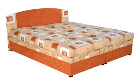 Čalouněná postel Marianna 180x200 oranžová