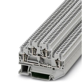 Phoenix Contact 3031555 řadová svorka pro konstrukční prvky 5.2 mm pružinová svorka šedá 50 ks