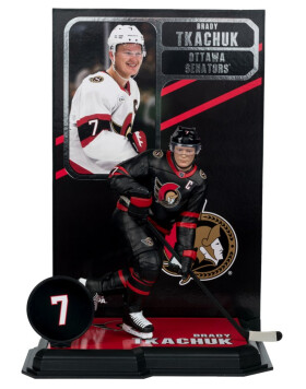McFarlane Figurka Brady Tkachuk #7 Ottawa Senators NHL 7" Figure SportsPicks Black Jersey