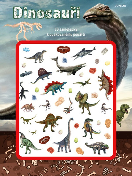 Dinosauři 3D samolepky - Malgorzata Ewa Skibinska