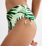 SUMMER PALM - Maxi-bikiny s vysokým krytím a nastavitelnými stranami Triumph GREEN COMBINATION 42
