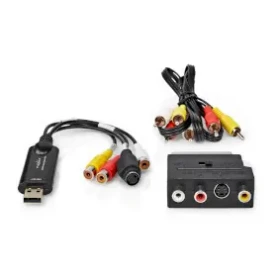 Nedis Video Převodník / USB 2.0 / 480p / A / V kabel / Scart (VGRRU101BK)