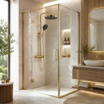 REA - Sprchový set Vision Gold REA-P9663