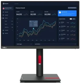 21.5" Lenovo ThinkVision T22i-30 černá / IPS / 1920 x 1080 / 4ms / 250cd / 1000:1 / DP+HDMI+VGA / VESA / Pivot (63B0MAT6EU)