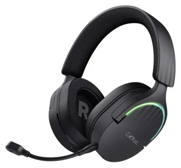 Trust GXT 491 Fayzo černá / Herní sluchátka / mikrofon / Bluetooth / USB-C / 3,5mm jack / RGB (24901)