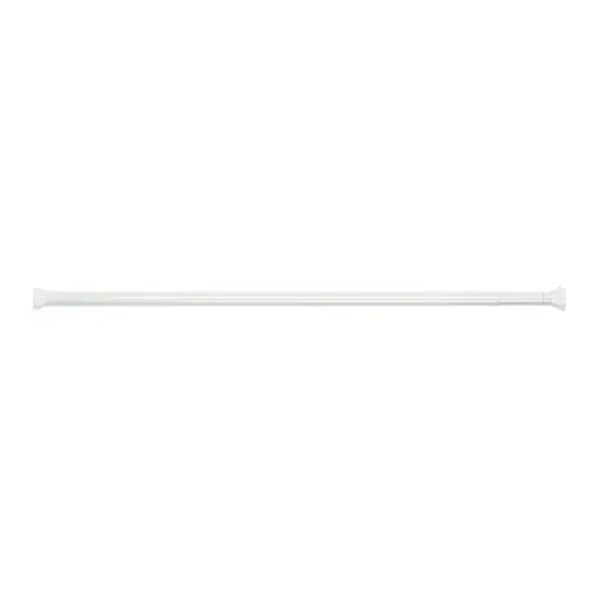 Spirella KRETA tyč na sprchový závěs 75 - 125 cm bílá / bez vrtání / hliník (7610583103246)