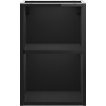 MEXEN - Box-A otevřená skříňka s policí 30, černá lesk 91AX2-0300-470-0-70