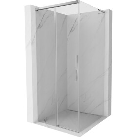MEXEN/S - Rox L sprchový kout posuvný 95 x 95, transparent, chrom 8C2L-095-095-01-00