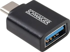 Schwaiger USB-C na USB-A černá / Adaptér / USB 3.2 Gen 1 (CAU310 533)