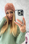 Fleecová čepice Melisa K241 červená UNI