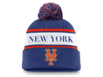 Nike Pánská zimní čepice New York Mets MLB Peak Standard Cuff Pom Beanie