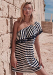 Dámské šaty Havana 49351 pruhované - Lisca S