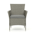 Zahradní sestava 100x60x69cm, polyratan, šedá, AZS-A1442 GREY