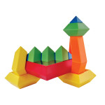 Kebo Toys Wedge it skládací pyramida duhové barvy 15 kusů