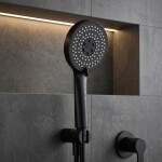 REA - Sprchová hlavice JS-019 BLACK REA-07055