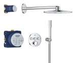 GROHE - Precision SmartControl Sprchový set s termostatem pod omítku, průměr 31 cm, 2 proudy, chrom 34874000
