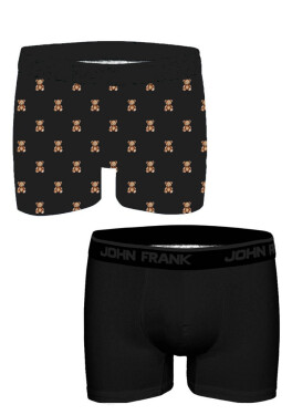 Pánské boxerky John Frank JF2BFUN102 2PACK XXL Mix