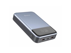 SWISSTEN 22013932 20000mAh stříbrná Power Bank 100W USB-A USB-C 22013932
