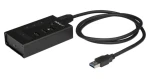 StarTech černá / USB hub / 4 porty / 3x USB-A + 1x USB-C / USB 3.2 Gen 1 5 Gb/s (HB30A3A1CST)