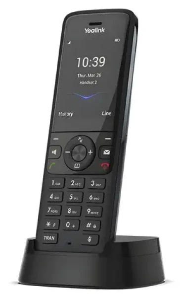 Yealink W78H černá / DECT ručka / pro Yealink W78P, W70B / 2.4" TFT / výdrž 166 h (1302023)