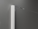 MEXEN/S - Velar sprchový kout 150 x 85, transparent, bílá 871-150-085-01-20