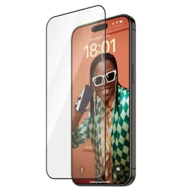 PanzerGlass Tvrzené sklo Re:fresh UWF s aplikátorem pro Apple iPhone 15 Pro Max černá (2824)