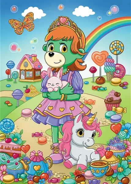 Trefl - Puzzle - Třpytivé puzzle Treflíci: Třpytivá Treflinka