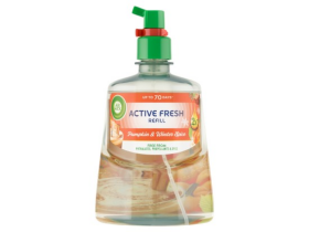 Air Wick Active Fresh Náplň na vodní bázi do automatického difuzéru dýně a podzimní koření 228 ml
