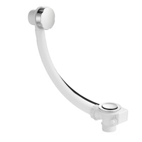 CERANO Vanová souprava ovládaná bovdenem 6/4“ - malá zátka - plast - chrom - 58 cm