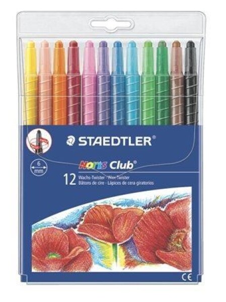 STAEDTLER Voskovky Noris Club 12 barev vytáčecí 12ks