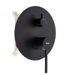 REA - Podomítková sprchová sada Foss Clif Black + BOX REA-P5968